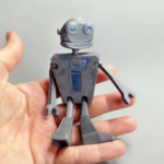 Modelo 3d de Robot articulado para impresoras 3d