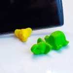 Modelo 3d de Elefante llavero / smartphone stand para impresoras 3d