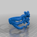  Octopus bangle / ring  3d model for 3d printers