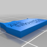 Modelo 3d de Weston de arte y el centro de innovación de aretes para impresoras 3d