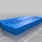Modelo 3d de Weston de arte y el centro de innovación de aretes para impresoras 3d