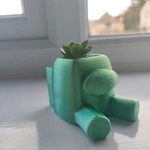  Among us plant pot  3d model for 3d printers