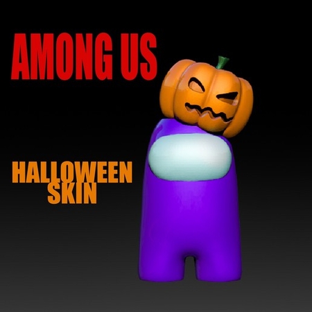  Among us - halloween skin  3d model for 3d printers