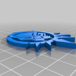  Black panther keychain  3d model for 3d printers