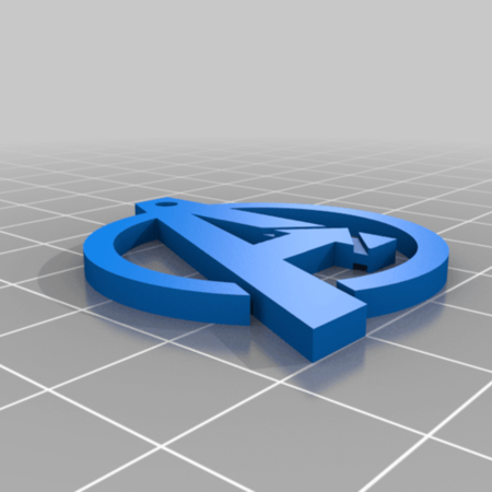  Avengers keychain  3d model for 3d printers