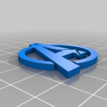  Avengers keychain  3d model for 3d printers