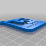 Modelo 3d de M5 margareten logotipo para impresoras 3d