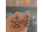  Pentagram earring  3d model for 3d printers