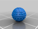  Bali bead (8mm)  3d model for 3d printers