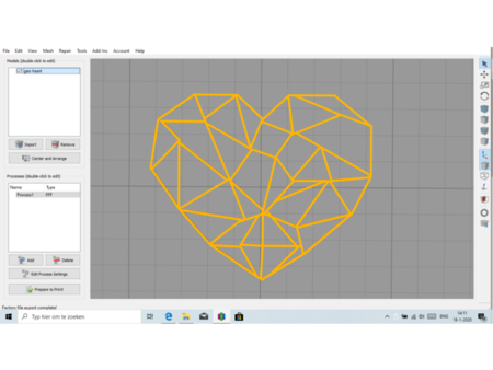 Modelo 3d de Corazón encanto  para impresoras 3d