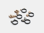  Animal ring collection - dual extrusion version  3d model for 3d printers