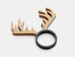  Animal ring collection - dual extrusion version  3d model for 3d printers