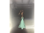  Xmas tree earrings (set)  3d model for 3d printers