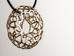 Voronoi torus necklace   3d model for 3d printers