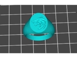  Witcher signet ring  3d model for 3d printers
