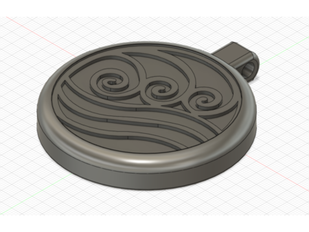  Water tribe pendant  3d model for 3d printers