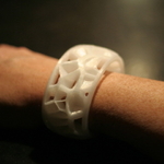  Voronoi bracelet  3d model for 3d printers