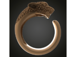  Panter ring  3d model for 3d printers