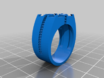 Modelo 3d de Anillos pack 2 (ver más en el paquete de 1) para impresoras 3d