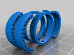 Modelo 3d de Anillos pack 2 (ver más en el paquete de 1) para impresoras 3d