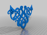  Viking hair pin brooch jewellery  3d model for 3d printers