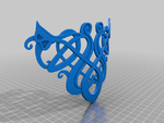  Viking hair pin brooch jewellery  3d model for 3d printers