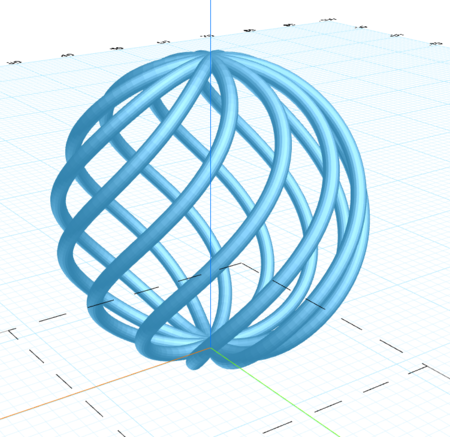  Twirly ball  3d model for 3d printers