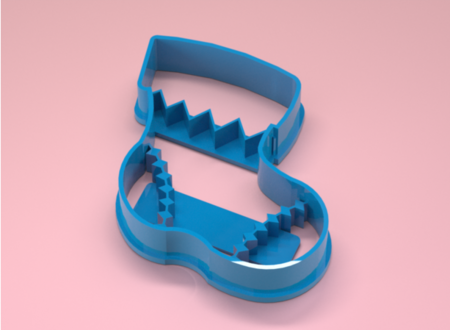  Christmas boot cookie cutter  3d model for 3d printers