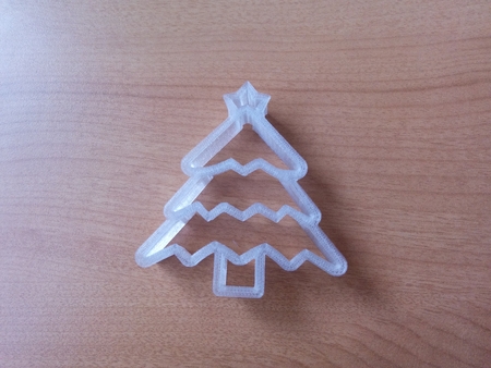 Cookie cutter - christmas tree  3d model for 3d printers