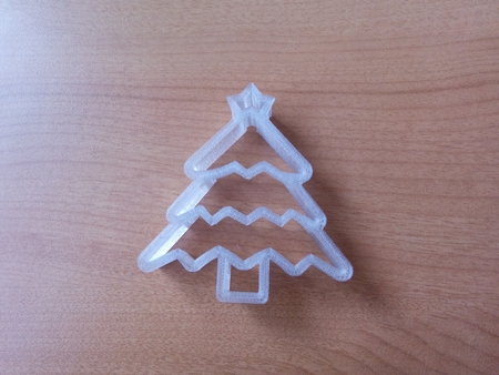 Modelo 3d de Cortador de galletas - Árbol de navidad para impresoras 3d