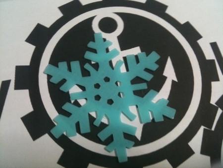  Flakes coaster  3d model for 3d printers