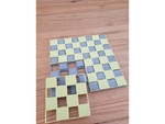  Full size modular chess board and pieces  3d model for 3d printers