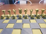 Modelo 3d de K pop juego de ajedrez y de la caja de regalo para impresoras 3d