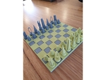  Chess board or checkers board  3d model for 3d printers