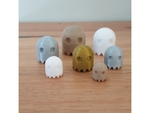  Ghost family in a box  3d model for 3d printers