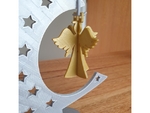  Angel christmas bauble  3d model for 3d printers