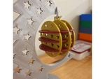  Lattice christmas bauble  3d model for 3d printers