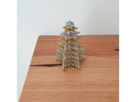 Modelo 3d de Copo de nieve del Árbol de navidad para impresoras 3d