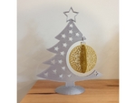  Large christmas bauble and display tree  3d model for 3d printers