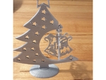  Harry potter hogwarts christmas bauble  3d model for 3d printers