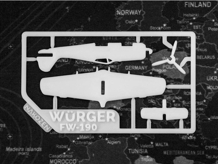 Modelo 3d de Fw 190 würger kit de tarjeta de para impresoras 3d