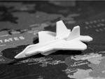 Modelo 3d de F22 raptor kit de tarjeta de para impresoras 3d