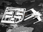  X-wing kit card redux  3d model for 3d printers