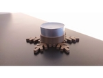  Snowflake led candle holder  3d model for 3d printers