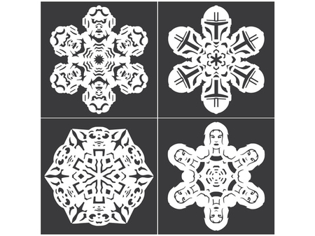 Star Wars Snowflakes by Anthony Herrera - 2019