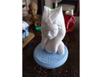 Modelo 3d de Ahsoka tano busto con base para impresoras 3d