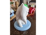 Modelo 3d de Ahsoka tano busto con base para impresoras 3d