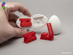  Surprise egg #5 - tiny fire truck  3d model for 3d printers