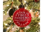  2020 holiday ornament - our first pandemic  3d model for 3d printers