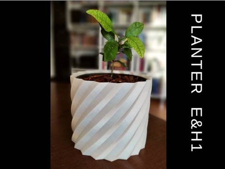  Planter / pot / vase - four sizes  3d model for 3d printers